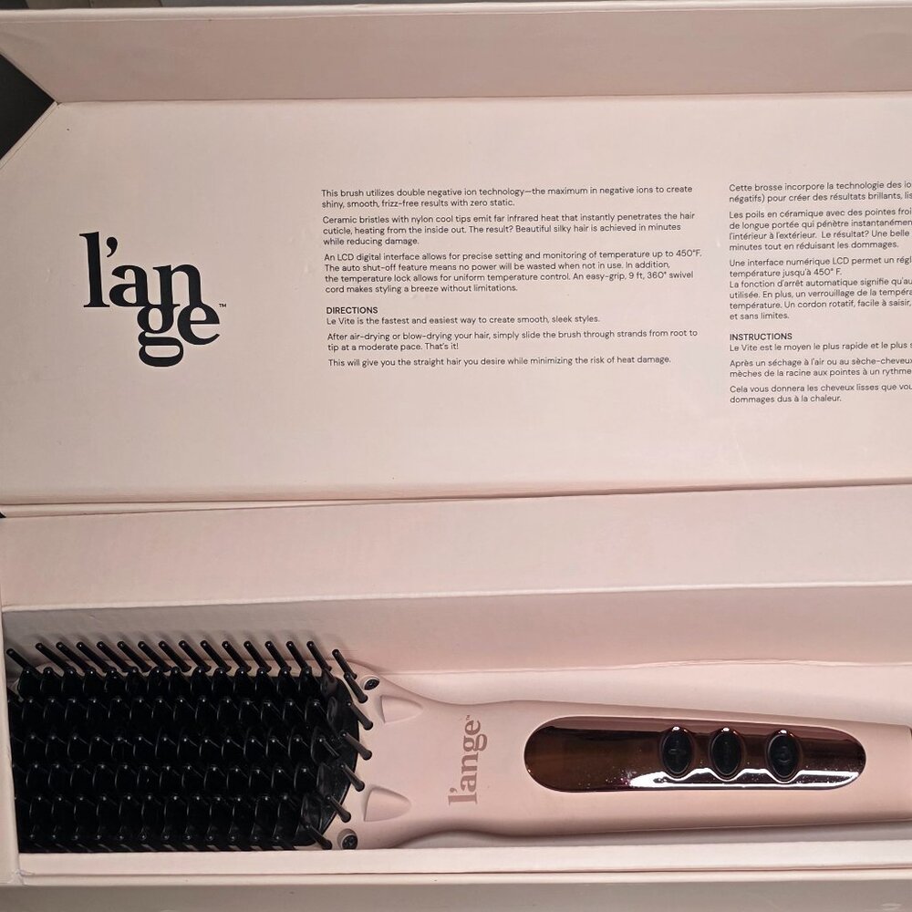 L'ange Le Vite Ceramic Straightening Brush